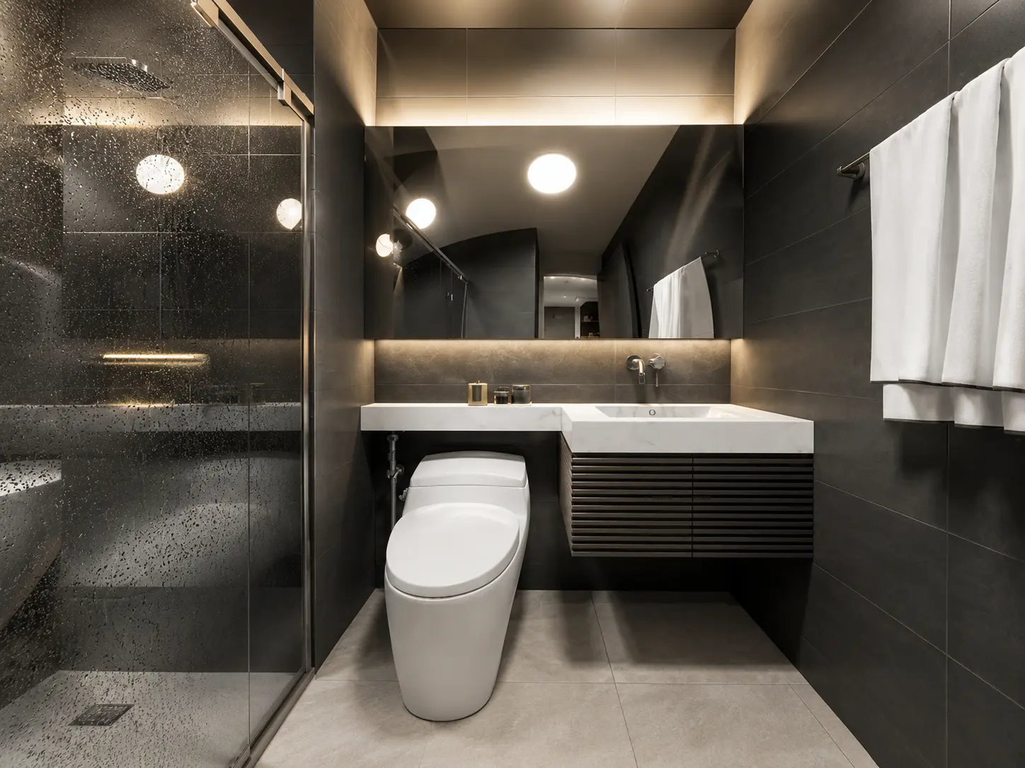 Luxury Marble Bathroom Design - Architecture Visualization visualization screenshot 1